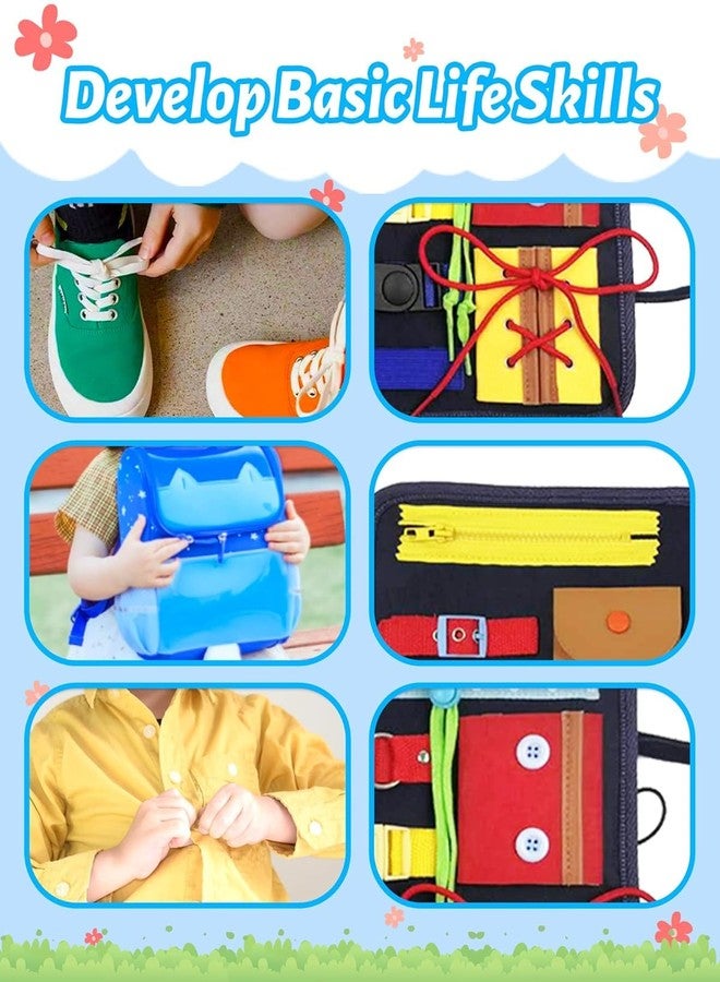 Bhavyam Kids Busy Book for 2 Years Toodles Learnings Zipping & Unzipping Skill Development fine Motor Skills Activities Toys Games to Keep Kids Busy in Travelling(1pcs) - Image 3